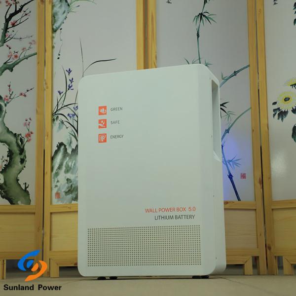 caixa 5,0 do poder da parede do sistema do armazenamento de energia da bateria de 48V 100AH 5KWH
