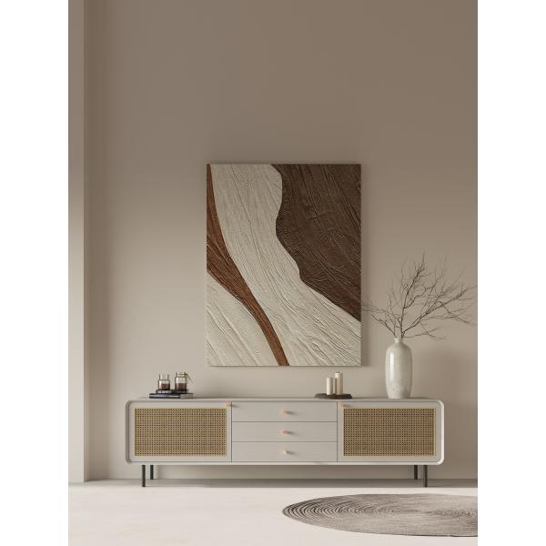 Cabrini Slate Hanging Wall Mounted Tv Cabinet Italian Style