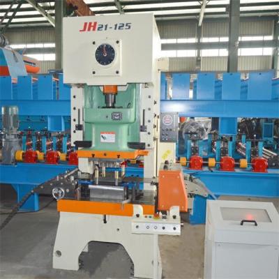 Press Punching Cable Tray Roll Forming Machine Galvanized Sheet