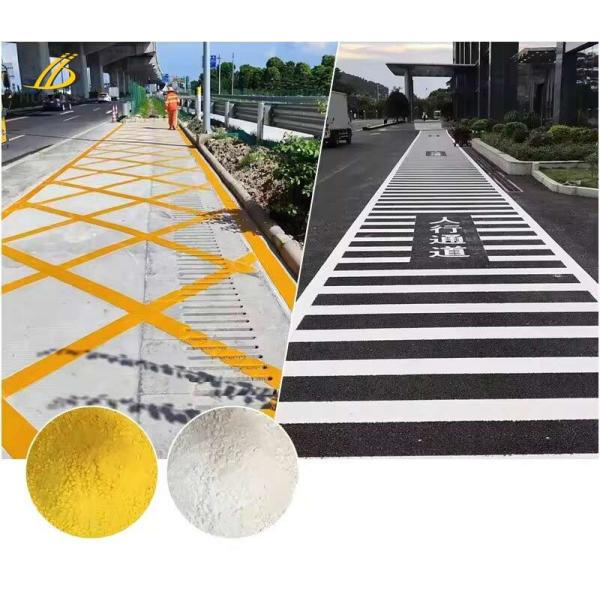 Waterproof And UV Resistant Thermoplastic Road Marking Paint with High Retroreflective Glass Beads Drying Within 5 Minutes