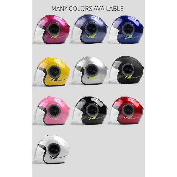 DOT ECE Open Face Helmet Suppliers for Custom Motorcycle ABS Standard DOT FMVSS 218