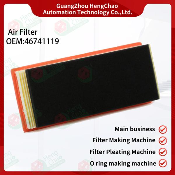 Elemento de ar para automóveis OEM 46741119 Filtros de ar para automóveis Fabricação de equipamentos