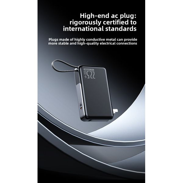 ABS Plastic AC Plug Charger 20000mAh With Led Indicator