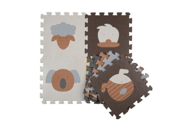 No Irritant Smell Animal Puzzle Mats , Easy Clean Children'S Puzzle Play Mat