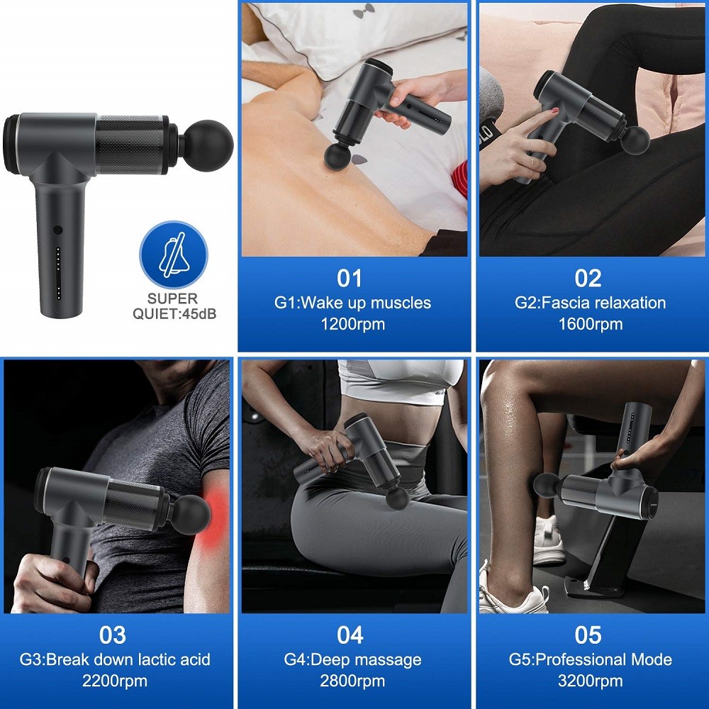 Вращающий момент облегченной бесшнуровой батареи LG оружия Massager 3400mAh высокий безщеточный