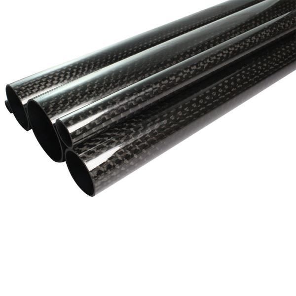 Nonmagnetic Electromagnetic 100% 3K Carbon Fibre Tube Good Flexibility