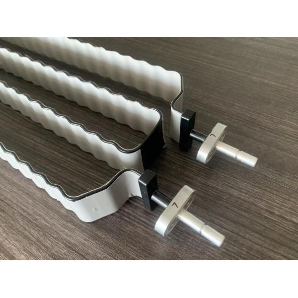 Aluminum Battery Cooling Snake Cooling Ribbon Wavy Tube For 21700 Cells