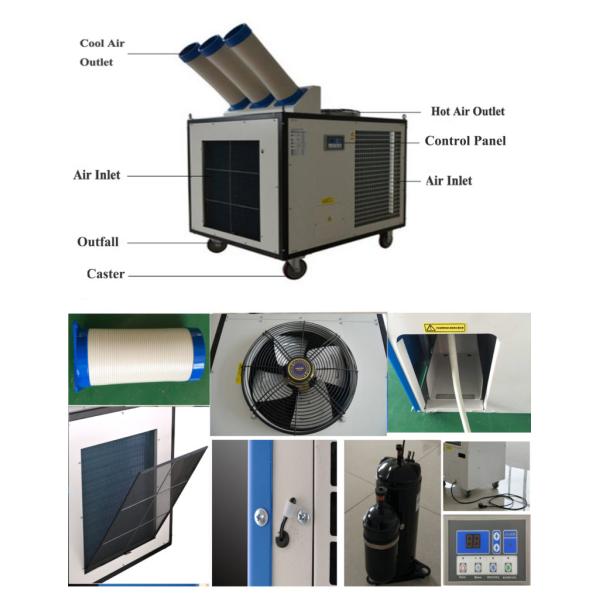 Шланга воздушного охладителя 3 сопл собрание портативного быстрое с одобренным КЭ