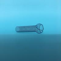 Stent esofágico coberto silicone com fio da liga de memória de forma do titânio do níquel