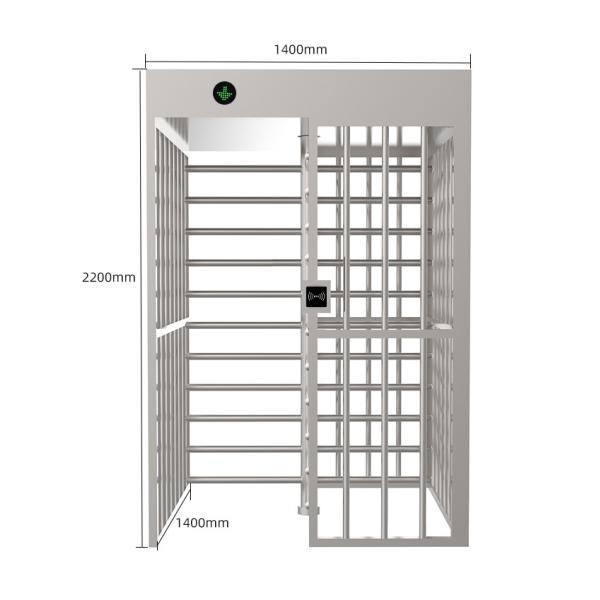 Полная высота сползая турникет