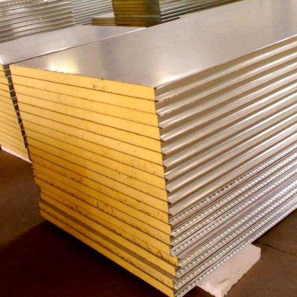 Panneau de laine de roche rigide brun jaunâtre 1200x600mm pour le domaine de la construction