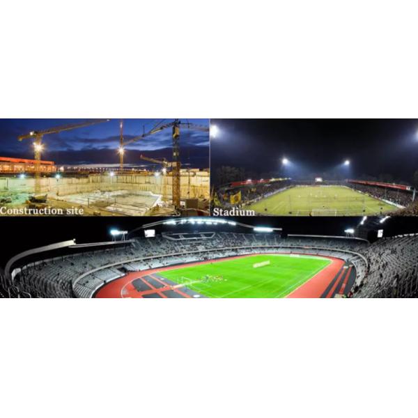 153600lm LED Sports Lighting / 30M Football Stadium Flood Light 960W 60°C