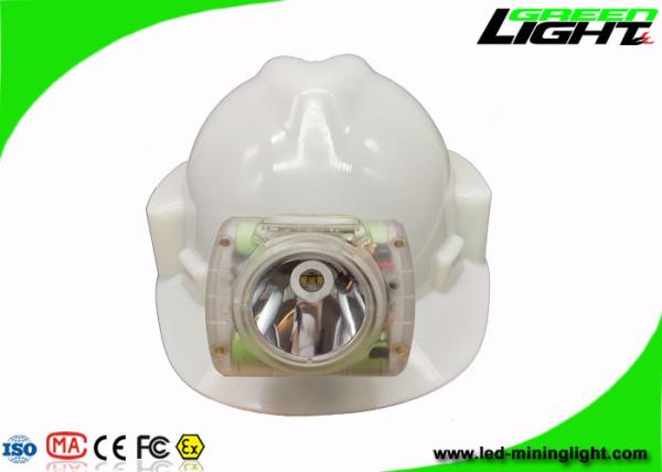 Rechargrable 6.8Ah Miners Cap Lamps Cordless Portable With Three Level Light