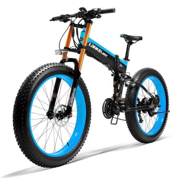 Folding 1000W Fat Folding Electric Bike 26 Inch 13AH Panasonic Battery