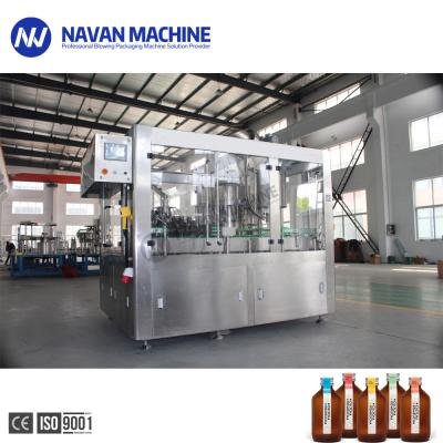 Monoblock Glass Bottle Water Kombucha Beverage Washing Filling Capping Machine