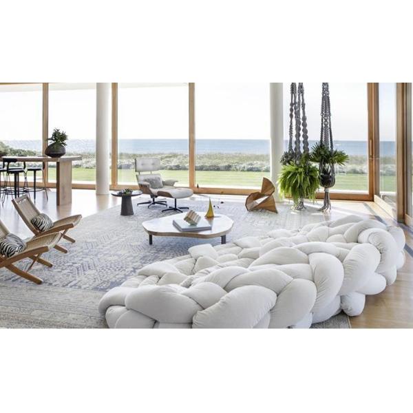 Criativos da mobília da entrada do hotel do pitão torcidos tecem o multi sofá pessoal da casa de campo