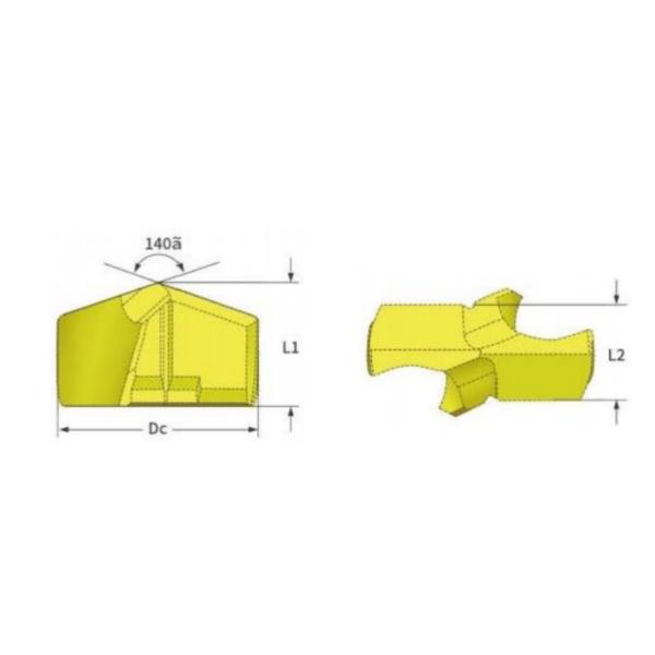 DW Type Exchangeable Tip Drills High Flexibility At 316 F/Mm/Min Environmentally Friendly