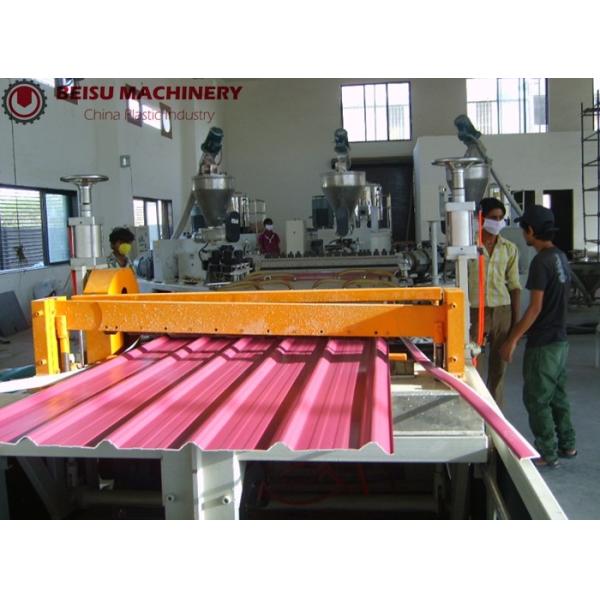 Сила штрангпресса производственной линии 55KW листа превосходной эффективности пластиковая