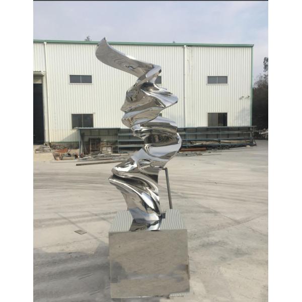 Скульптура сада нержавеющей стали высоты в 2,5 метра большая для украшения площади