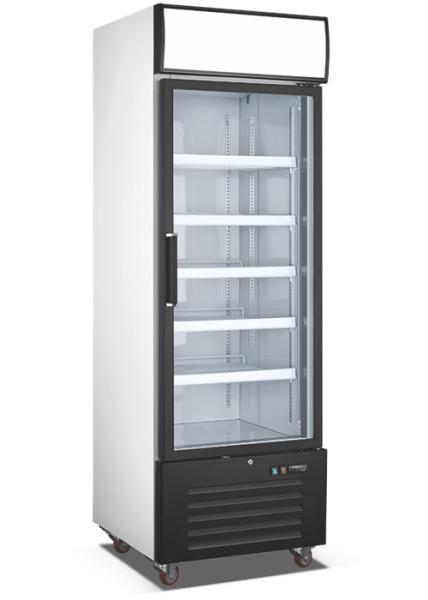 Glass Door Merchandiser Refrigerator With Frameless Double-Glazed LOW-E Glass Door