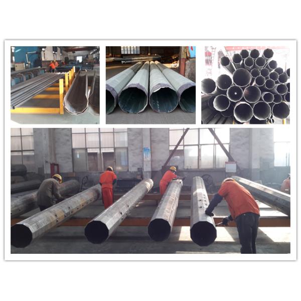 линия стальная передающая линия Poles толщины 3mm надземная Poles силы 35FT