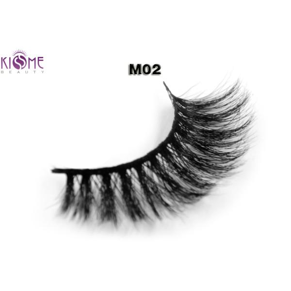 3D 100% Hand-made Natural Look Fur Fake Eye lashes for Makeup 1 pair package