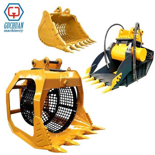 Rotating Screening Bucket: The Heavy-Duty Sifting Solution for 18–25t Excavators