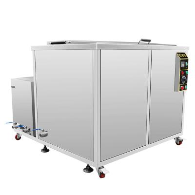 Líquido de limpeza ultrassônico industrial das peças de motor com sistema do filtro de óleo