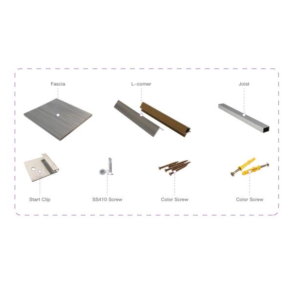 Покрытое на открытом воздухе составное внешнее плакирование