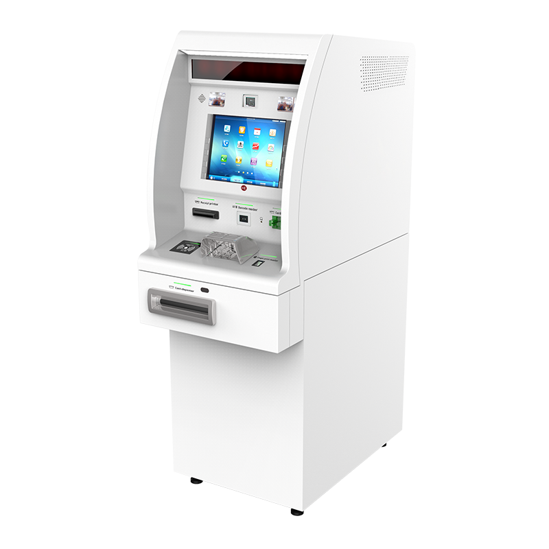 Машина Atm депозита наличных денег экрана касания повторно используя банковский автомат