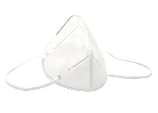 KN95 Particulate Respirator Mask White Color With Adjustable Nose Clip