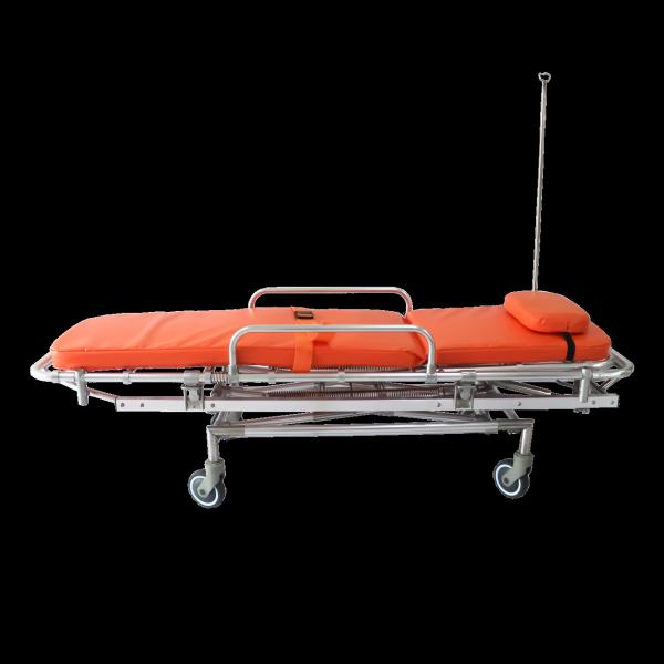Trole de transferência da carga da liga de alumínio de 88CM 1.9M Patient Transfer Trolley