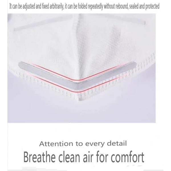 95% Filter Efficiency KN95 Medical Mask Non Woven Fabric Material Anti Virus