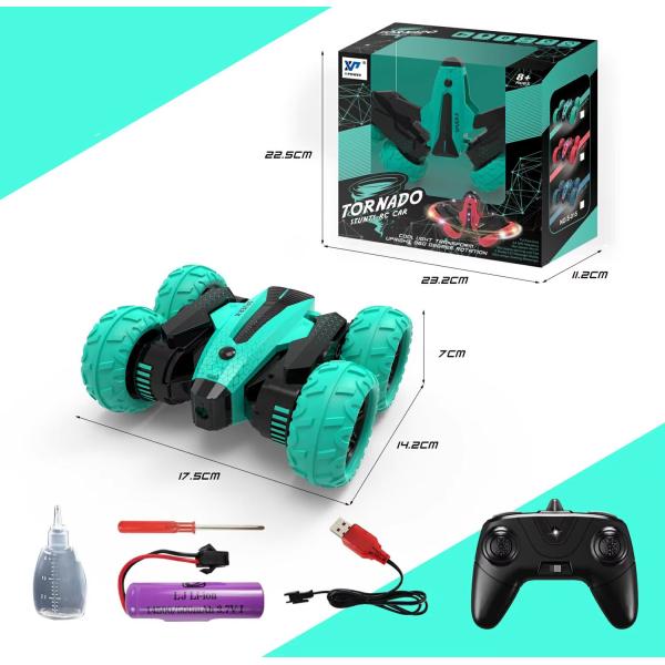 S-015 4wd 360 Degree Rotation Mini Rc Stunt Car 2.4ghz Remote Control Rc Car Electric Toy Rc Spray Roll Drift Car For Kids Gifts