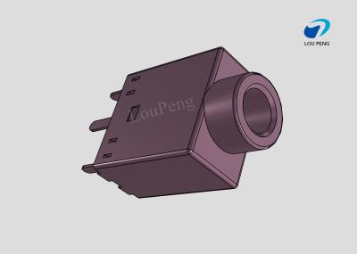 DC Jack Connectors, Cable-to-Board, 5 Position, Phone Jack, vertical, Printed Circuit Board, DIP