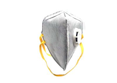Anti Fog Vertical Foldable Valved Dust Mask 4 Layer Non Woven Fabric Material