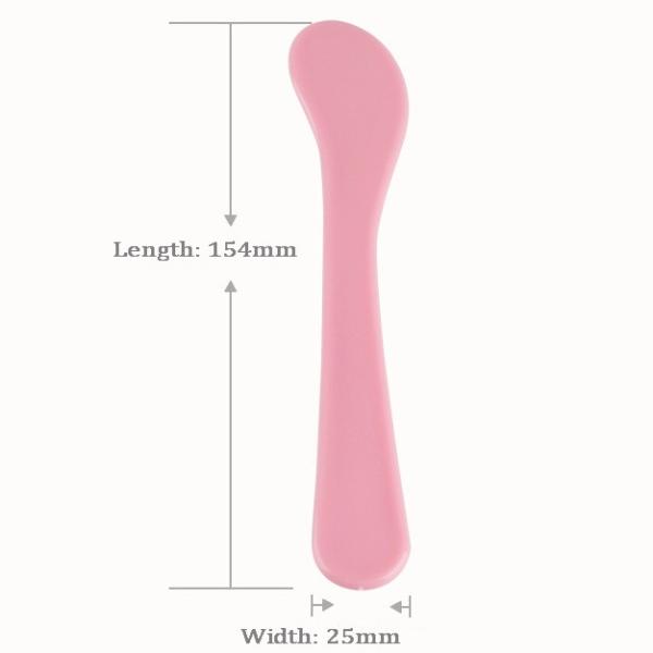 Glossy Mask Face Cream Spoon For Cream , 154mm Length Moisturizer Spoon