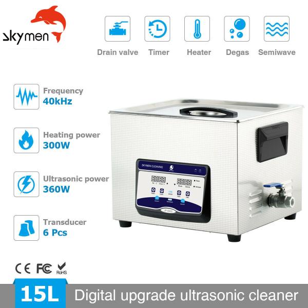 ванна датчика ультразвуковой чистки 300W 40KHz 15L для инструментов хирургии