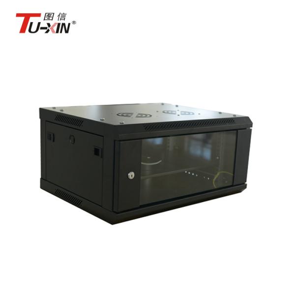 Universal Wall Mount Computer Rack , High Standard Dustproof 12u Data Cabinet