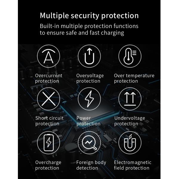 Черный мини 15W быстрое магнитное зарядное устройство автомобильное беспроводное зарядное устройство