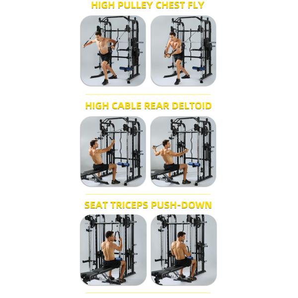 Modern Body Building Fitness Equipment 2022 Design All in One Trainer for Home Training