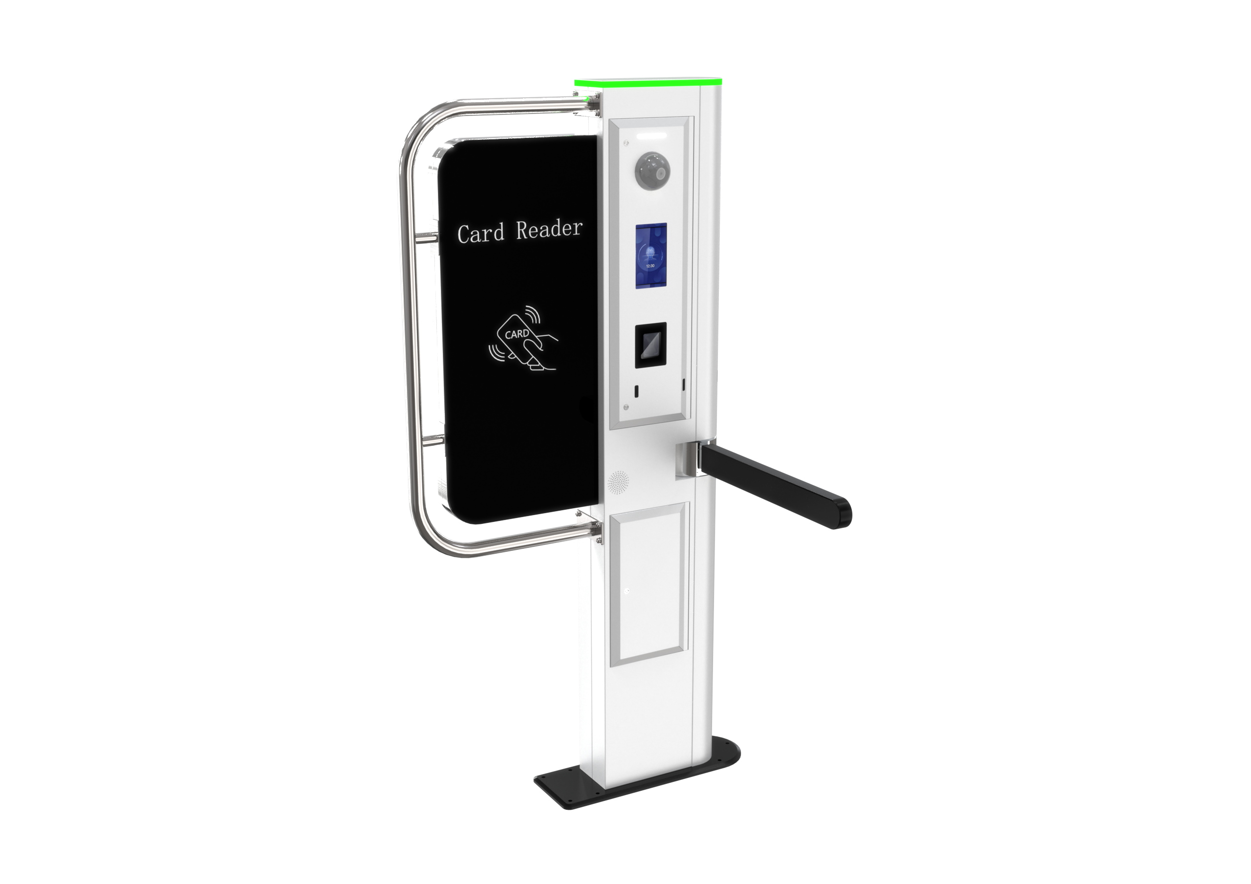 IM-XZB01-01 Intelligent Snow Gate with Brushless Clutch Anti-Collision for Cold-Climate Outdoor Environments and Multiple Verification Methods