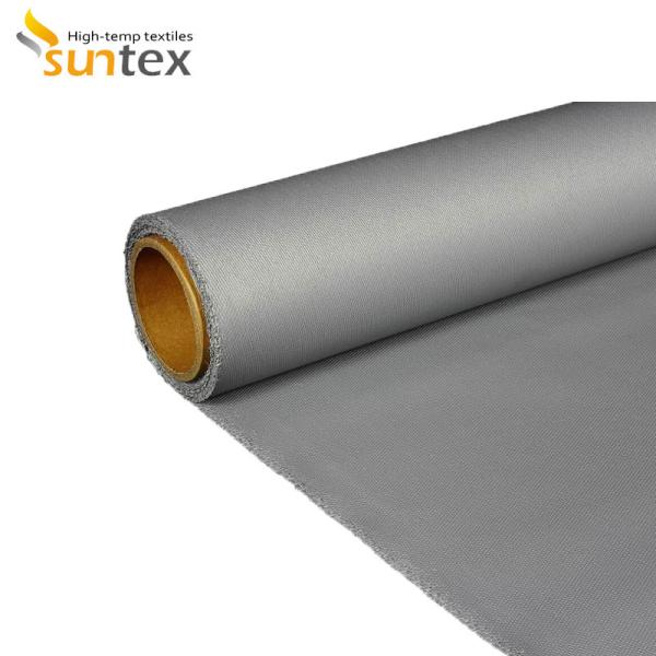 Heat-proof silicone treated fiberglass fabric with superb temperature tolerance