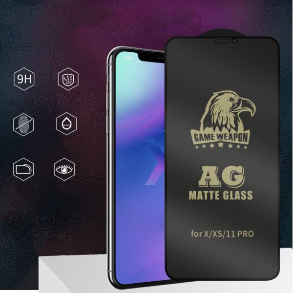 Matte Finish Mobile Phone Screen Protector 9H Full Coverage Finger Print Free For Iphone 12