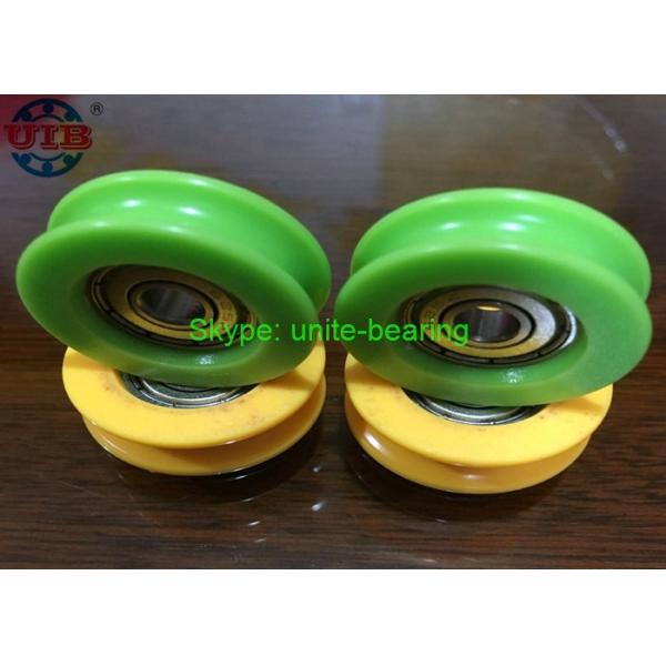 High Carbon Steel Bearing Housing Types , 605 ZZ Plastic Wrapped Wheel Bearing