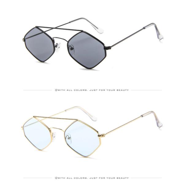 Diamond Women Men Retro Outdoor Metal Frame Sunglasses UV400