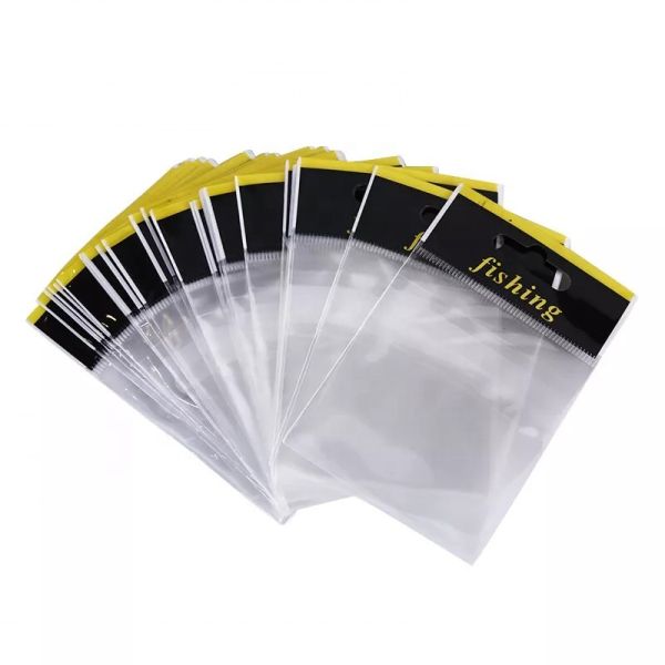 Custom Order Transparent Fishing Lure Bait Bags Zipper Bag Packaging Accessories Recyclable Material Structure Pet Vmpet Pe