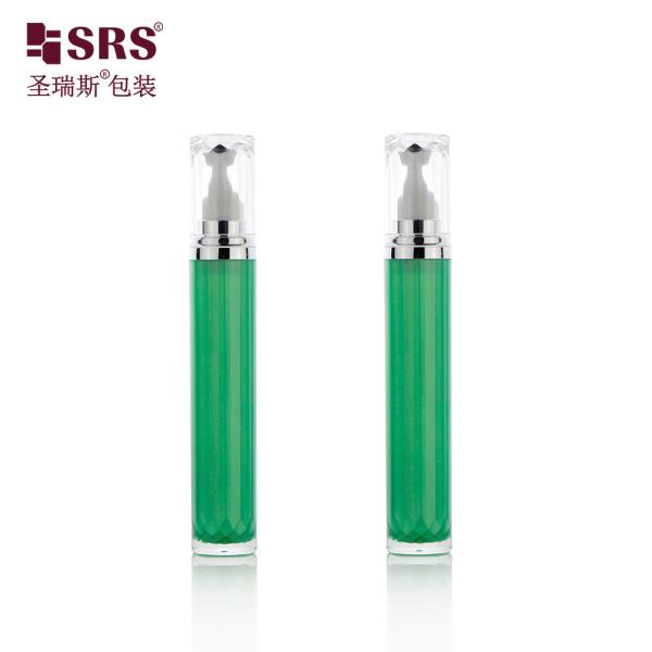 Customized Green Acrylic Empty Roller Bottle for Eye Gel Packaging