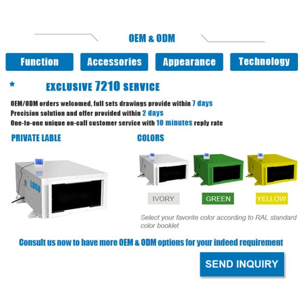 240L/D Ceiling Mounted Dehumidifier Industrial Grow Room Greenhouse Dehumidifiers for Indoor Swimming Pools