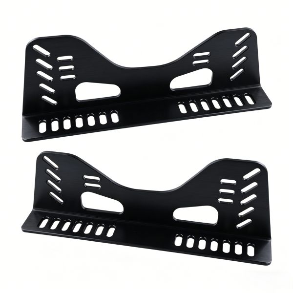 Premium Side Mount Seat Brackets Mounting Anodized Aluminum For Racing & Sim Rigs